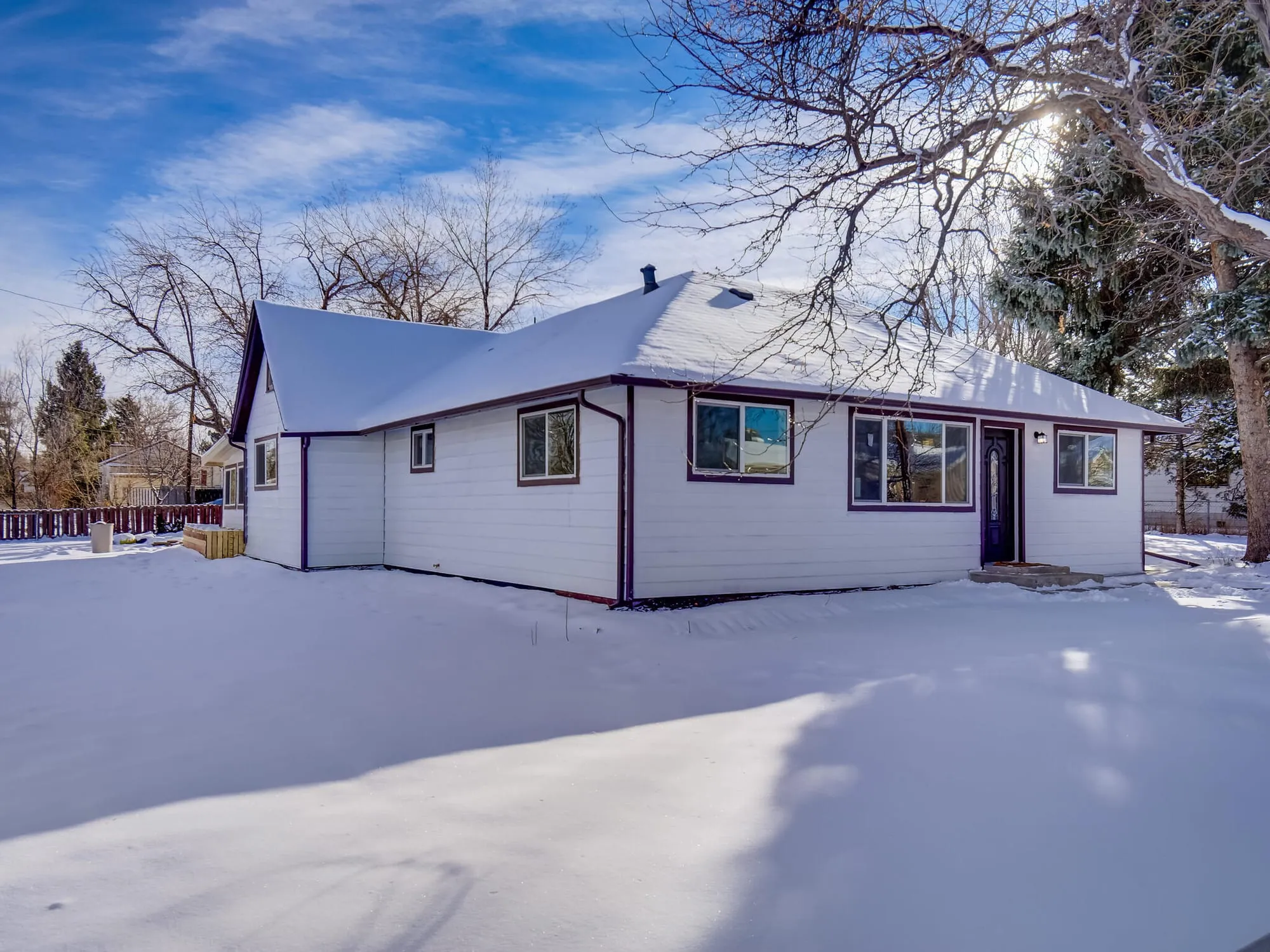 A restored single-family ranch in Denver, Colorado